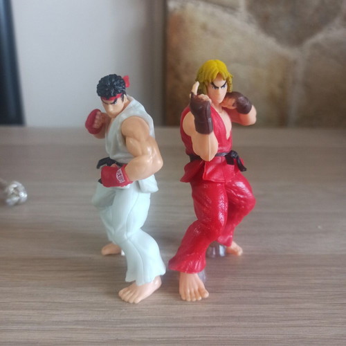 3D Ken and Ryu Street Fighter figures new