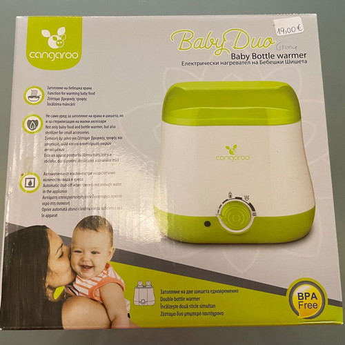 CANGAROO Baby Duo Bottle and Baby Food Warmer like new, double