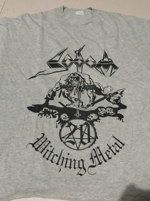 Sodom anniversary t-shirt used, size L with medium fit