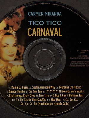 Carmen Miranda Tico Tico Carnaval CD σαν καινούργιο, Latin