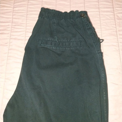 Bershka black pants size M like new with gathered waist