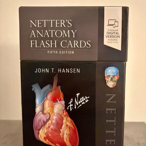 Netter's Anatomy Flash Cards 5th Edition like new