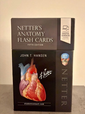 Netter's Anatomy Flash Cards 5th Edition like new