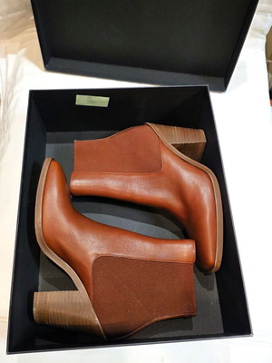 Δερμάτινα Chelsea Boots 40 Καινούργια, Ταμπά με Καουμπόικο Τακούνι Rag & Bone