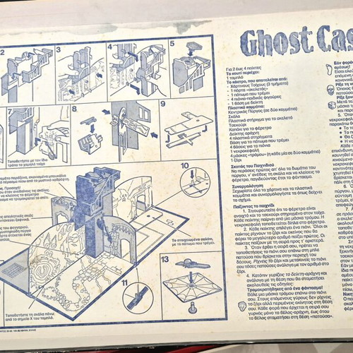 Ghost Castle board game used, missing parts