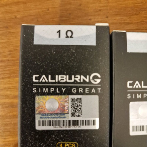 Uwell Caliburn G Coils new, 16pcs 1.0ohms, 4 packs sealed