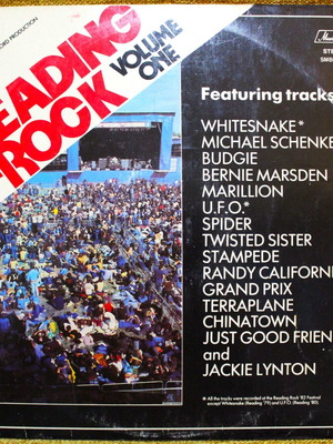 Reading Rock Volume 1 double vinyl used, rock