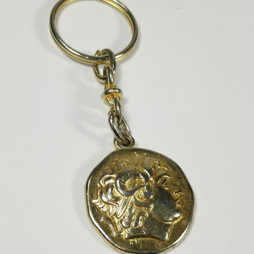 Ancient Greek Style Keychain used with Alexander the Great and Vergina Sun