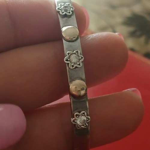 Bracelet silver 925 and gold 585 like new
