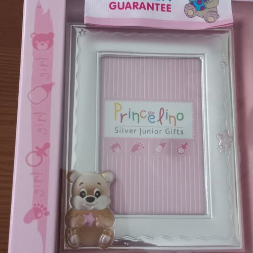 Princelino silver photo frame new 9.5 x 12.5 cm