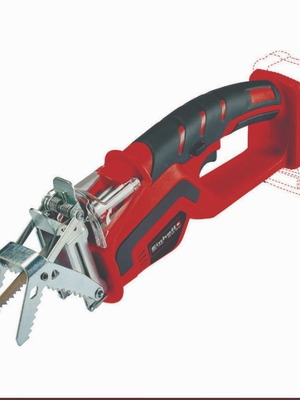 Einhell rechargeable pruner new with two batteries and replacement blades set