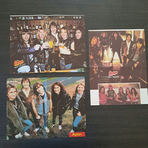 Iron Maiden pack of 11 new 1980s heavy metal posters