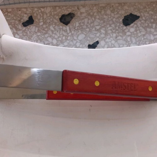 Barbecue tongs Amstel vintage new