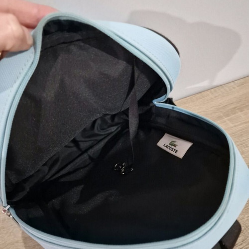 Lacoste backpack as new, light blue and turquoise