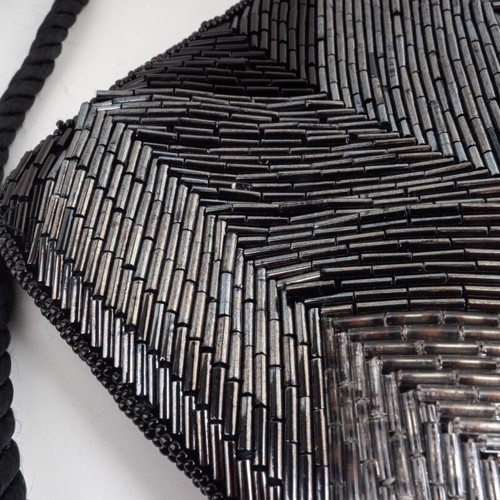 Vintage Beaded Evening Shoulder Bag μεταχειρισμένη