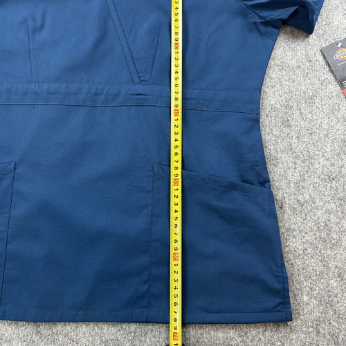 Dickies Medical Scrub Top Navy Medium new