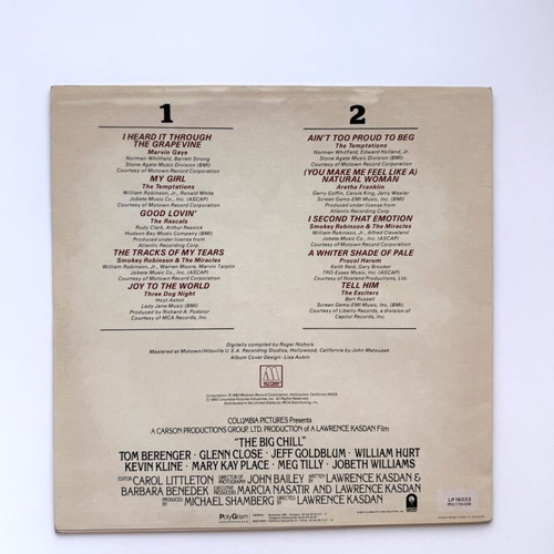 The Big Chill soundtrack LP used, Greek edition 1983, pop