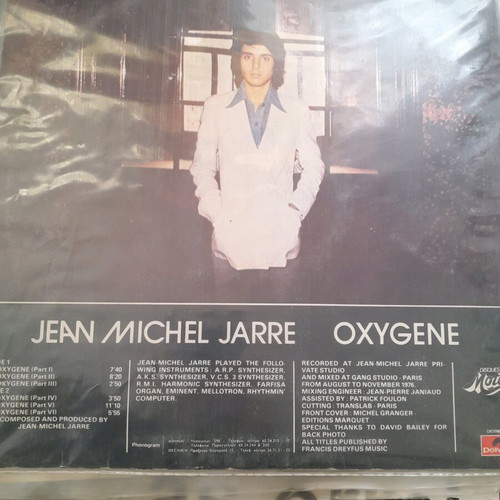 Jean Michel Jarre Oxygene vinyl used, foreign music