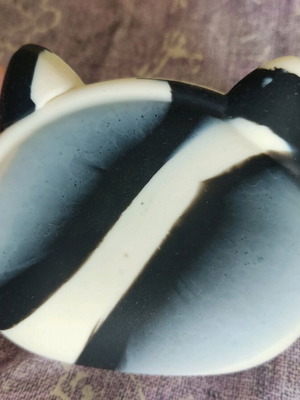 Cat wallet used, rubber plastic