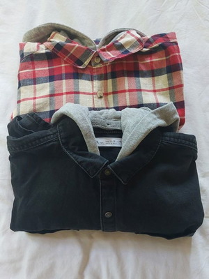Zara kids dress shirts used, set of 2 for boys 11-14 years