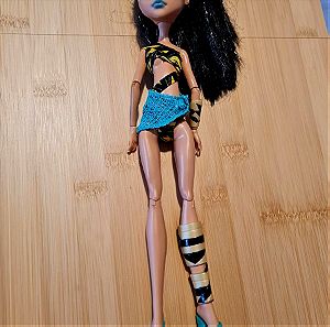 Κούκλα Monster High Gloom Beach Cleo