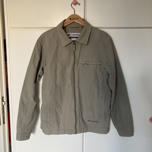 Columbia men's canvas jacket like new, beige, size M