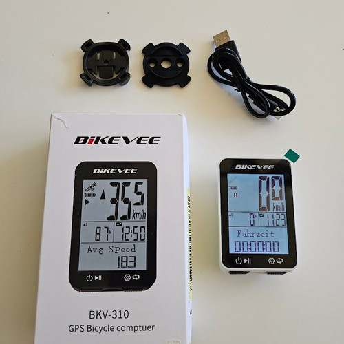 Bikevee BKV-310 GPS велοκομπιούτερ νέος, ασύρματος, 2.4" οθόνη, IPX7