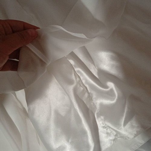 Wedding dress like new, handmade, size large, knee length