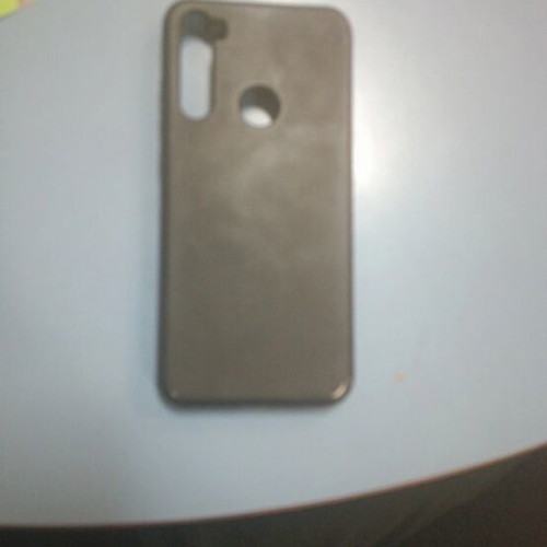Redmi Note 8T velvet phone case used, black