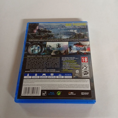 Sniper Ghost Warrior 3 PlayStation 4 like new