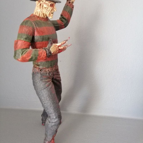 Freddy Krueger figure used, 1998, 17 cm