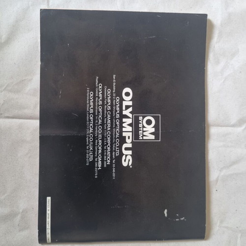 Olympus OM System Electronic Flash T20 operating instructions used