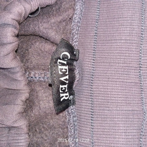 Clever gray sweatpants used, size medium to large