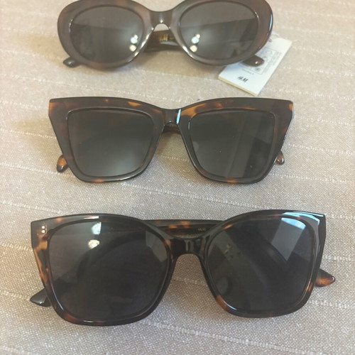 H&M Women's Tortoiseshell Sunglasses Set of 3 New