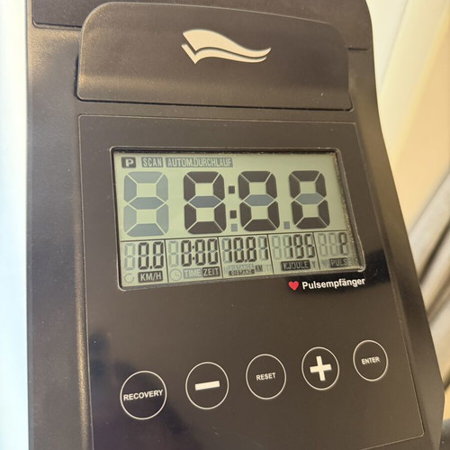 Crivit stationary exercise bike like new with LCD display