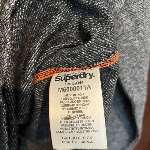Superdry The Orange Label Long Sleeve Men's Shirt New
