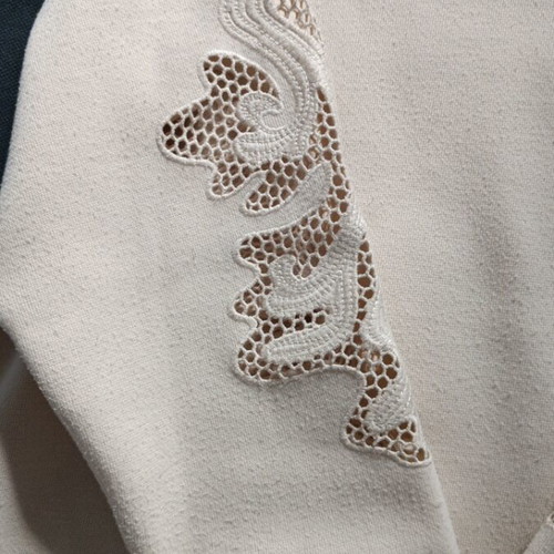 Zara sweatshirt used, beige, size S with sleeve design