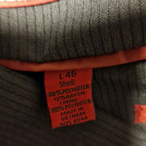 Alfani men's suit like new, dark gray with pin stripe