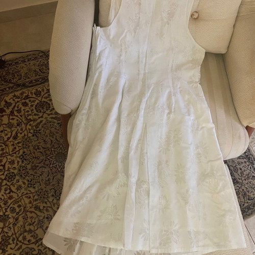 Summer dresses used, vintage, white and coral, pack