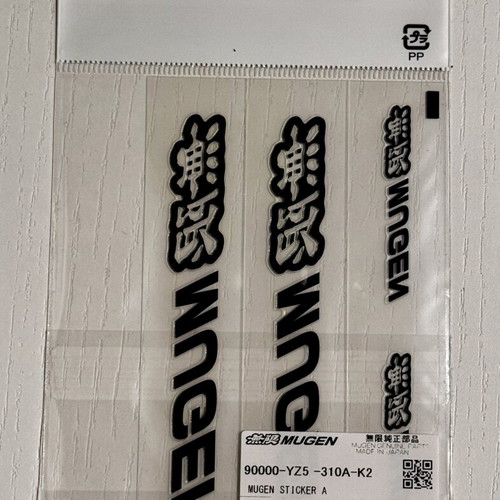 Mugen Power Type A OEM Honda stickers new, made in Japan