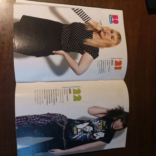 My Space 50 Myspace Friends insert magazine