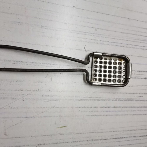 Retro garlic or onion peeler used