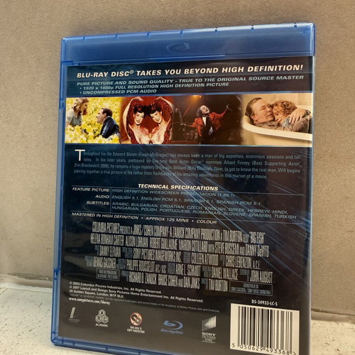 Tim Burton Big Fish Blu-ray with Greek subtitles