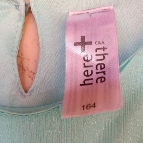Here & There dress for girls new, size 164, mint color