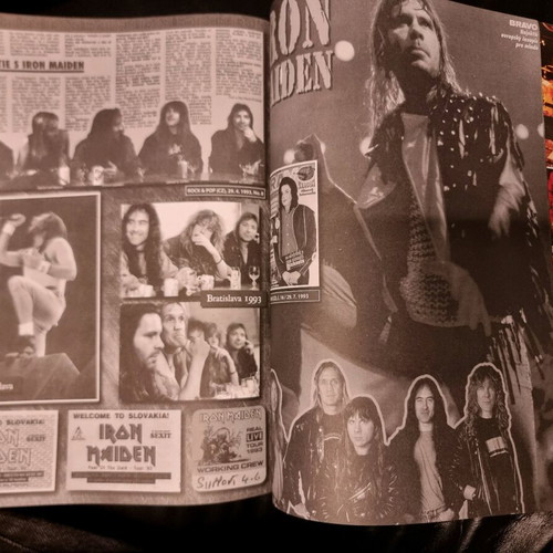 Iron Maiden Ed Factor magazine like new