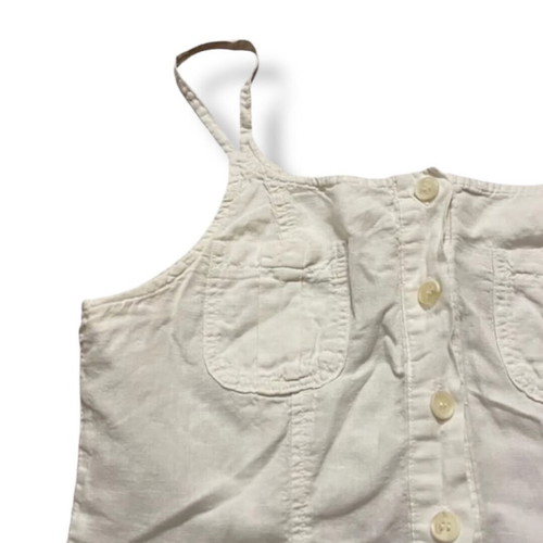White vintage fairycore button-up top like new, size M