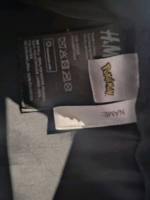 Pokemon backpack children's used H&M black multicolor