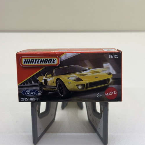 Matchbox Ford GT 2005 collectible car new, yellow, sealed