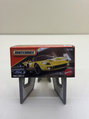 Matchbox Ford GT 2005 collectible car new, yellow, sealed