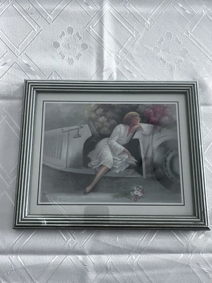 Retro art prints set of 2, new
